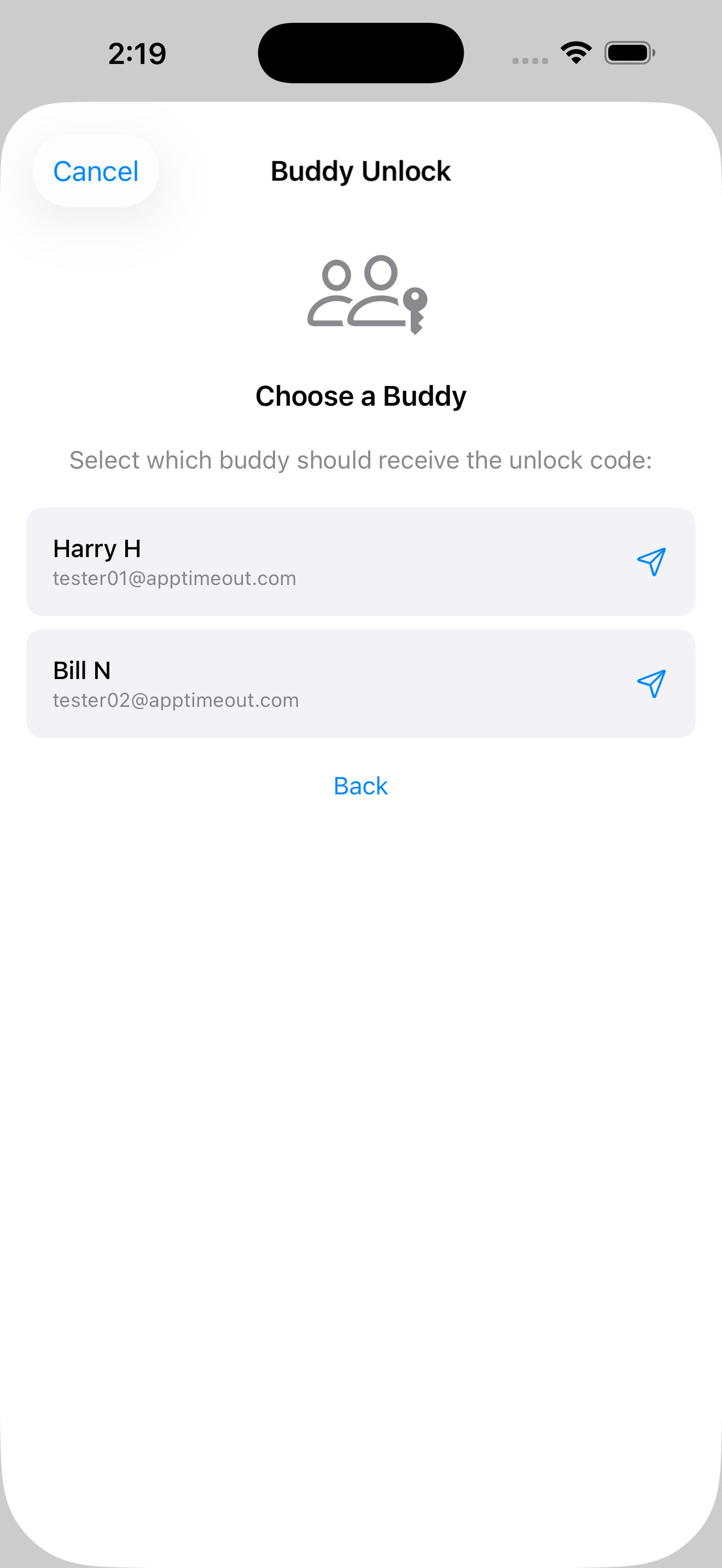Request Unlock Code